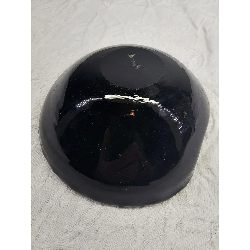 Rare Vintage 1950s Murano Art Glass Bowl tutti Frutti‎ Silver